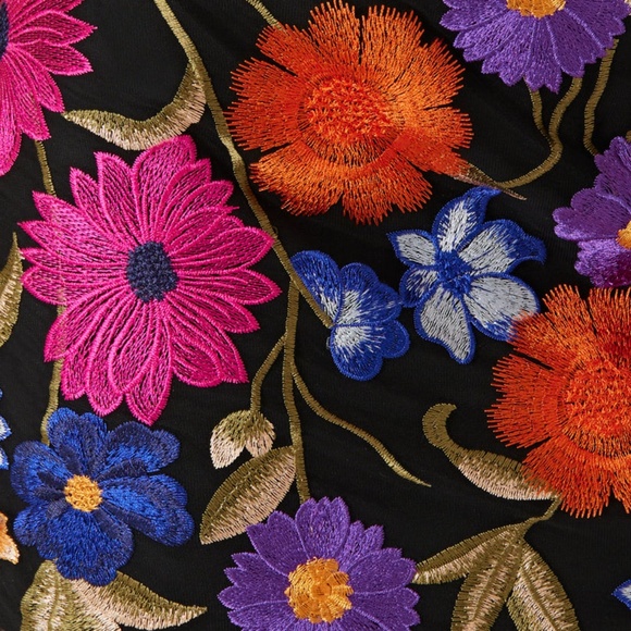 Milly Kristina mesh embroidery skirt 8 New - Picture 2 of 3